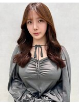 エジョン 八幡山店(Aejon)&nbsp;レイヤーロング/ヘルシースタイル/韓国ヘア/ベビーピンク/調布