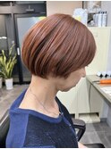 マッシュショート/アプリコットベージュ