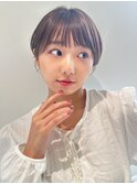 【東 純平】フェザーショート 小顔　丸みまっしゅショート