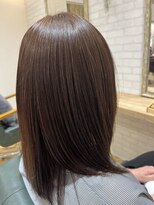 ハクバイジェービー 稲毛(hak by jb)&nbsp;ボブルフ/小顔/ワンレン/ネビージュ/黒髪/白髪ぼかし[稲毛駅]