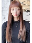 縮毛矯正 髪質改善トリートメント カラー