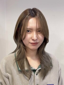 カミケン 黒岩店　kamiken・ ハッシュカット×オリーブベージュ【カミケン黒岩店/福島】