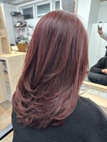 サロンドジョー(salon de joe)&nbsp;【井上】レイヤーカット韓国顔まわり癖毛レイヤー縮毛矯正横浜