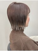 毛先エンドカラーボブ