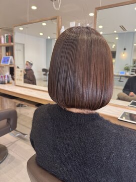 ヘアメイク アース ユーカリが丘店(HAIR & MAKE EARTH) ボブスタイル