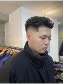 メンズカットフェードスキンフェードメンズパーマ極道パーマ