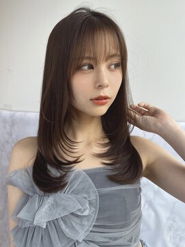 エニー 栄(Any) ナチュラルブラウン×韓国レイヤー