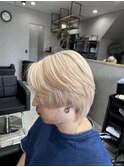 艶感！メンズホワイトベージュカラー