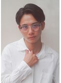 ビジネス　アップバング　ツーブロック
