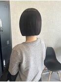 ぱつっとボブ