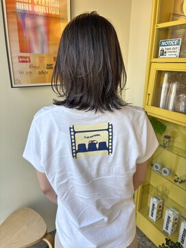 ヒントステーション(HINTSTATION) 〈浅草 半個室〉ニュアンスミディ/カーキグレージュ