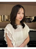 ハイライトカラー/ブラウン/レイヤーカット/白髪ぼかし/恵比寿駅