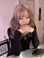 ダズリングディア(Dazzling Deer)&nbsp;ベージュ/裾カラー/レイヤーカット/デザインカラー