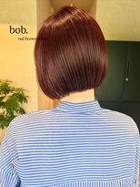 コンフィー(comfy)&nbsp;【mimura】ワインレッド　ミニボブ　チェリーレッド　草加　谷塚