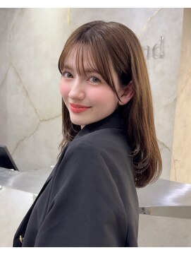 ロンドアヴァントゥス 池袋(Lond aventus) 韓国レイヤー/韓国風/ボブ/髪質改善/黒髪/ブリーチなし〔池袋〕