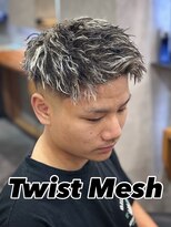 トップバイスリーナイン(TOP by THREE NINE)&nbsp;ツイスト×メッシュ