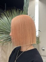 タイドヘア 茨木店(TIDE HAIR)&nbsp;ボブカット＋ペールオレンジ