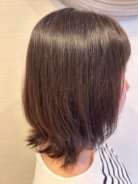 美粧 ほそや お花茶屋本店 ドライヤーで乾かしただけ簡単スタイル