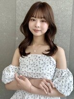 ロンド リリー 銀座(Lond Lily)&nbsp;韓国風レイヤーカット/顔周りカット/ミルクティーベージュ/銀座