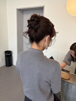 ローレンアオ(LOREN AO)&nbsp;結婚式ヘアアレンジ　ヘアセット