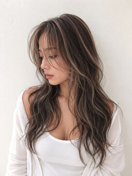 リーチェ(ReCHE by CAPA(旧：CAPA茅ヶ崎店）) ハイライト脱白髪染めくびれ外国人レイヤー艶髪ロングボブ16