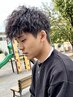 ☆メンズ人気No.1 ツイストスパイラル系各種パーマ+カット