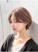 ハイポニーテールミルクティーベージュオリーブベージュカチモリ