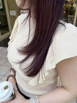 ヘアメイク ポルテ(HAIR MAKE PORTE) プラムカラー×顔周りレイヤー