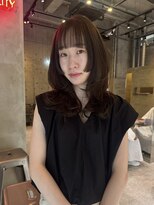 アディクション(ADDICTION)&nbsp;透け感オリーブ　レイヤーカット