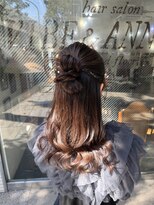バイブアンドアネックス(VIBE & ANNEX)&nbsp;【★AOI★】ヘアセット/カチモリ/ハーフアップ/結婚式/石川町