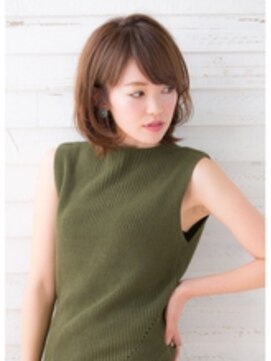 ガーデントウキョウ(GARDEN Tokyo) 【GARDEN KOMAKI】大人Aライン柔らかボブにミルクティーカラー