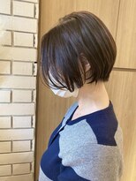 レーヴ(Reve) 透明感白髪染めとショートボブ