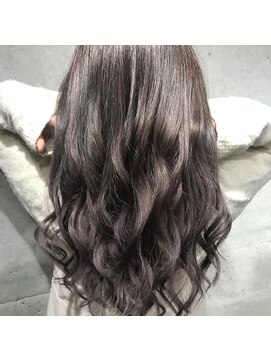 ガルボ ヘアー(garbo hair) #グレー#巻き髪#シールエクステ