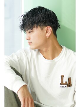 にもう ナチュラルグラデーションソフトツイストパーマ韓国マッシュA