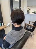 王道のショートボブヘアスタイル