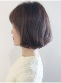 大人のやわらかボブ☆ゆるふわ/ピンク系カラー/お手入れ簡単ヘア
