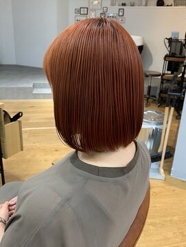 ノル(Knoll) チェリーブラウン/透明感ボブ/ミニボブ/ココアベージュ[日比谷]