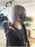 シルバーデザインカラーハイライトインナーカラーケアブリーチ