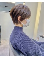 30代/40代/50代・絶壁解消・小顔前下がりショートボブ【中村】