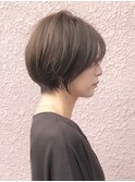 アッシュブラウン×ショート