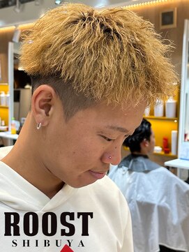 ルースト 渋谷店(ROOST) ブリーチ毛にツイストパーマ