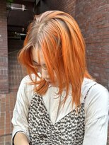 ノラ ヘアーサロン(NORA HAIR SALON)&nbsp;【大久保】オレンジルーツデザインカラー