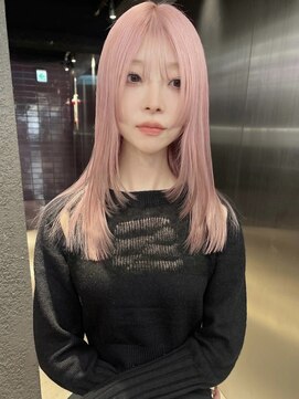 ペレ 梅田(PELE) 前髪/アンブレラカラー/こなれミディ/イメチェン/ウェーブパーマ