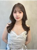 レイヤーカット、ハッシュカット、くびれ、韓国風前髪haruhi