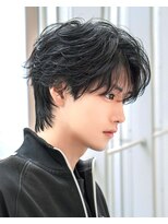 オーシャントーキョー 渋谷神南(OCEAN TOKYO) 黒髪人気ニュアンスセンターパート