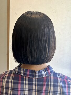 ヘアスペースブルーム エボリューション 庄内店(HAIR SPACE BLOOM evolution) 【庄内店/カット】丸みボブ/顎ラインボブ/10代 20代