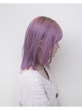 ルプラ ブリリアント(le-pla brilliant) 切りっぱなしボブ/フェイスレイヤー/ラベンダー/ピンク/ルーツ