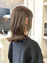 キャアリー(Caary) 福山美容室Caary 透明感冬カラーくすみグレージュゆるふわ20代3