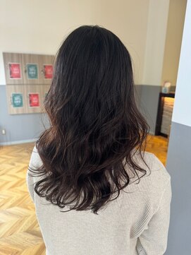 コテ巻き風パーマ