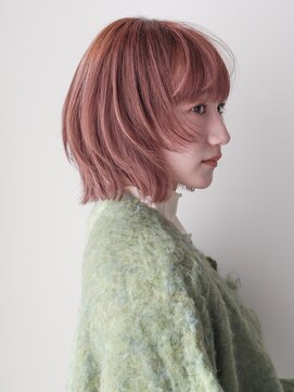 シスタ(SISTA) 顎ラインレイヤーボブピンクベージュ谷ひより/12